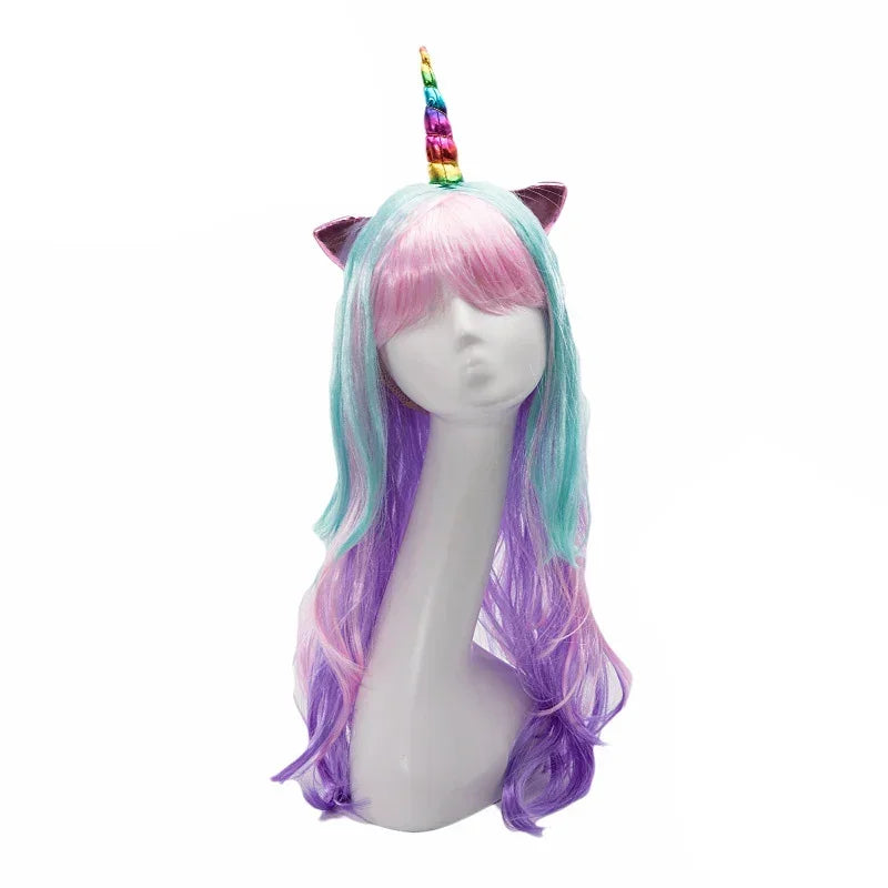 Perruque Licorne pour Fille Stylé