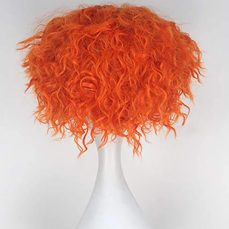 Perruque Orange Halloween originale