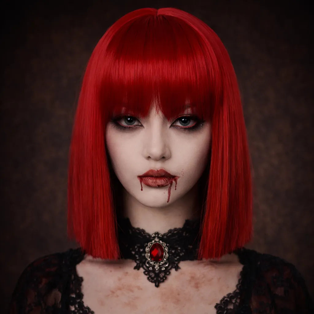 Perruque Rouge Halloween