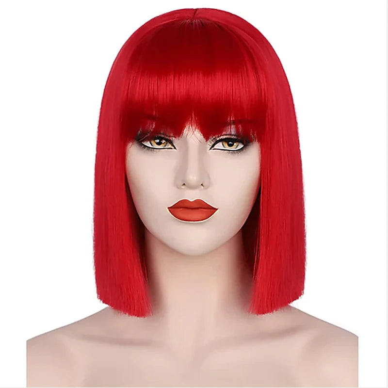 Perruque Rouge Halloween charmante