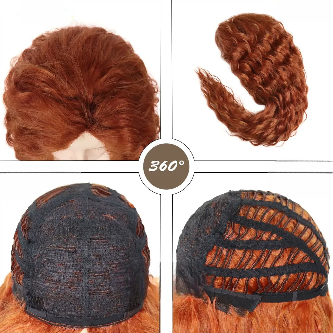 Perruque Rousse Halloween chic