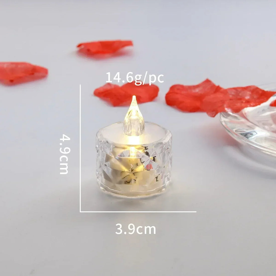 Petite Bougie LED Déco Mariage Durable