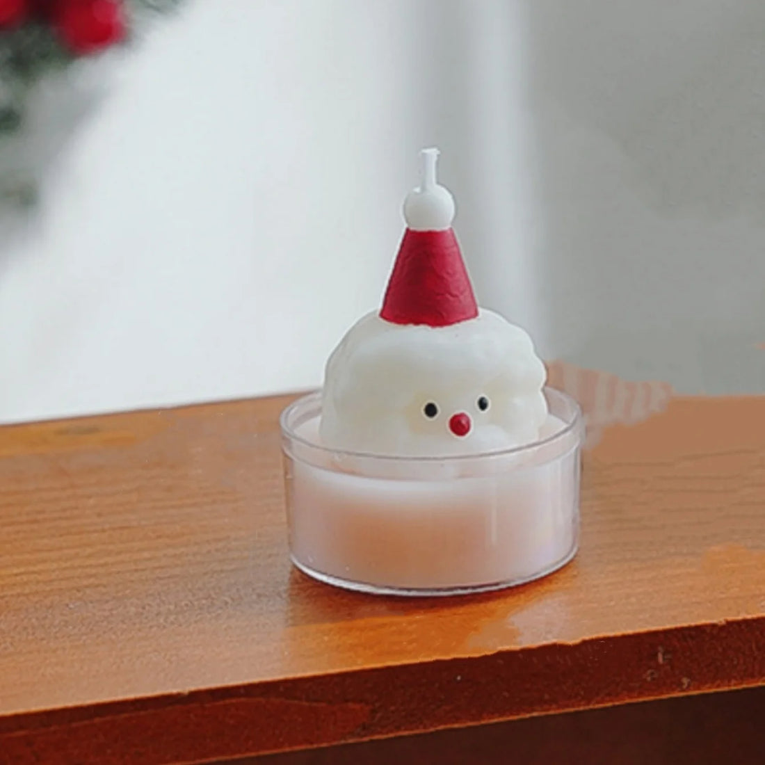 Petite Bougie Père Noël Design