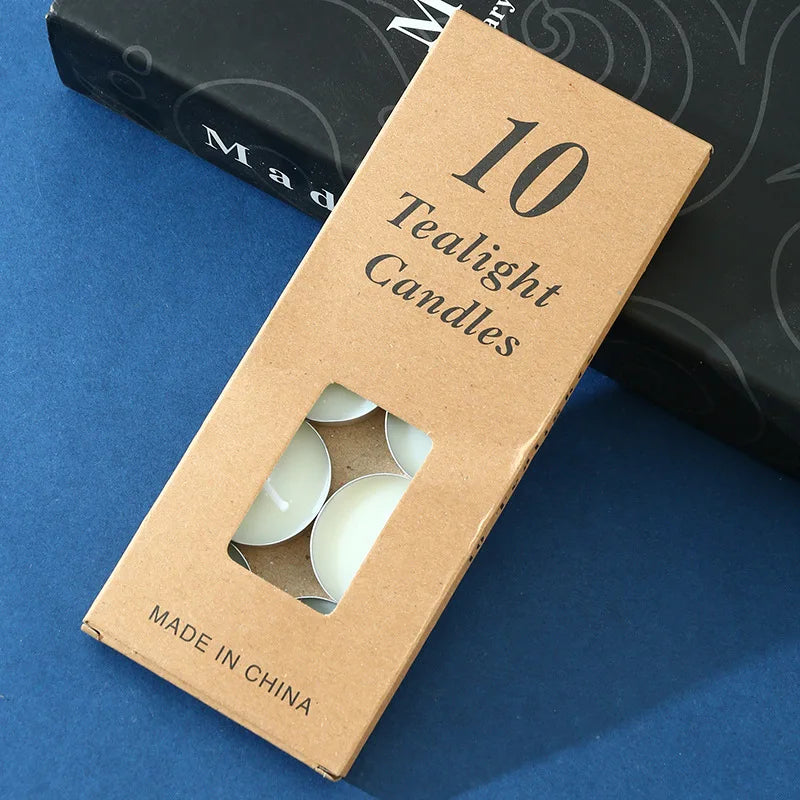 Petites Bougies Décoratives Blanches Elégant