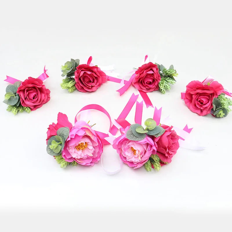 Petites Fleurs Roses Déco Voiture Coloré