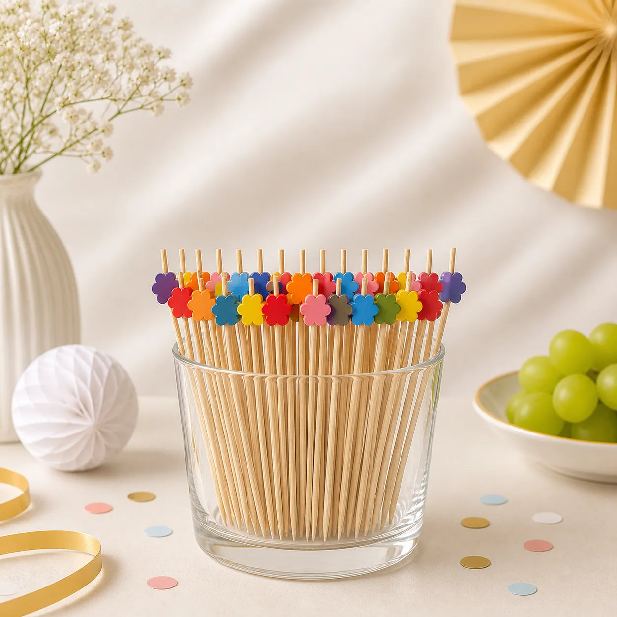 Pic Alimentaire Fleur Colorée