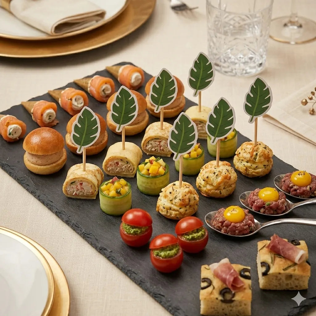 Pic Cocktail Feuille Festive