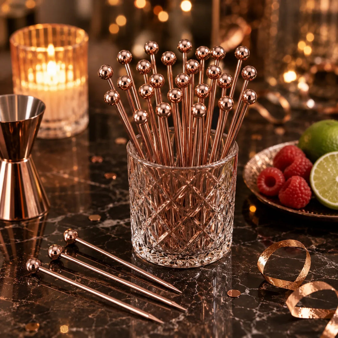 Pic Cocktail Rose Gold à Boule