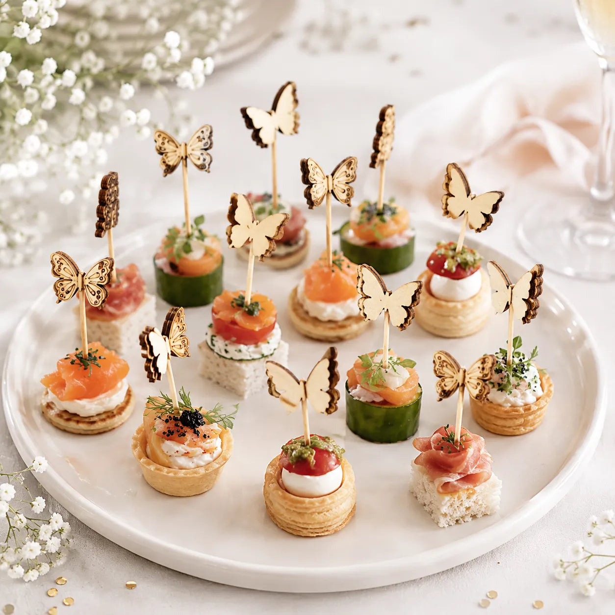 Pics Alimentaire Papillon Bambou