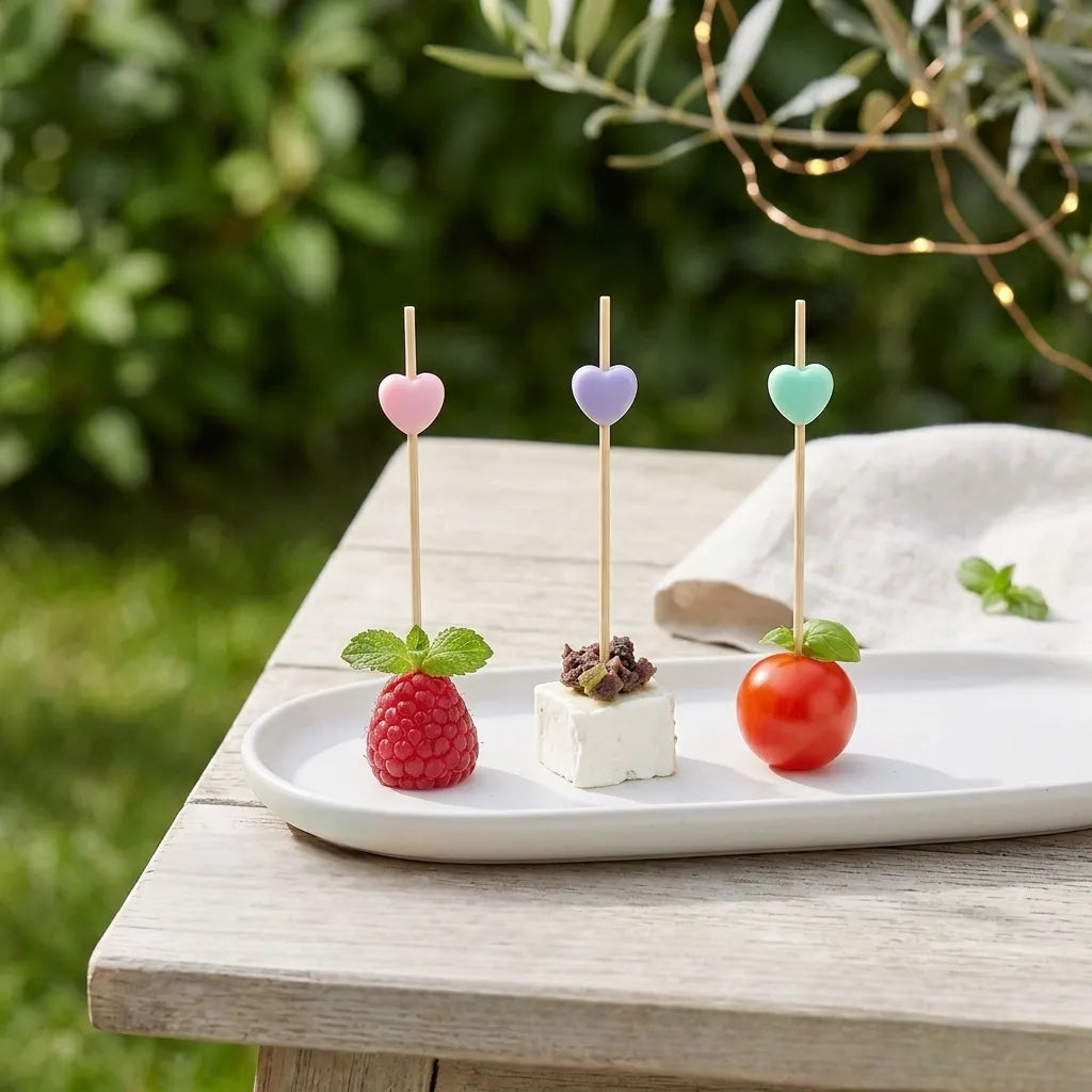 Pics Alimentaires Cœur Pastel Douce