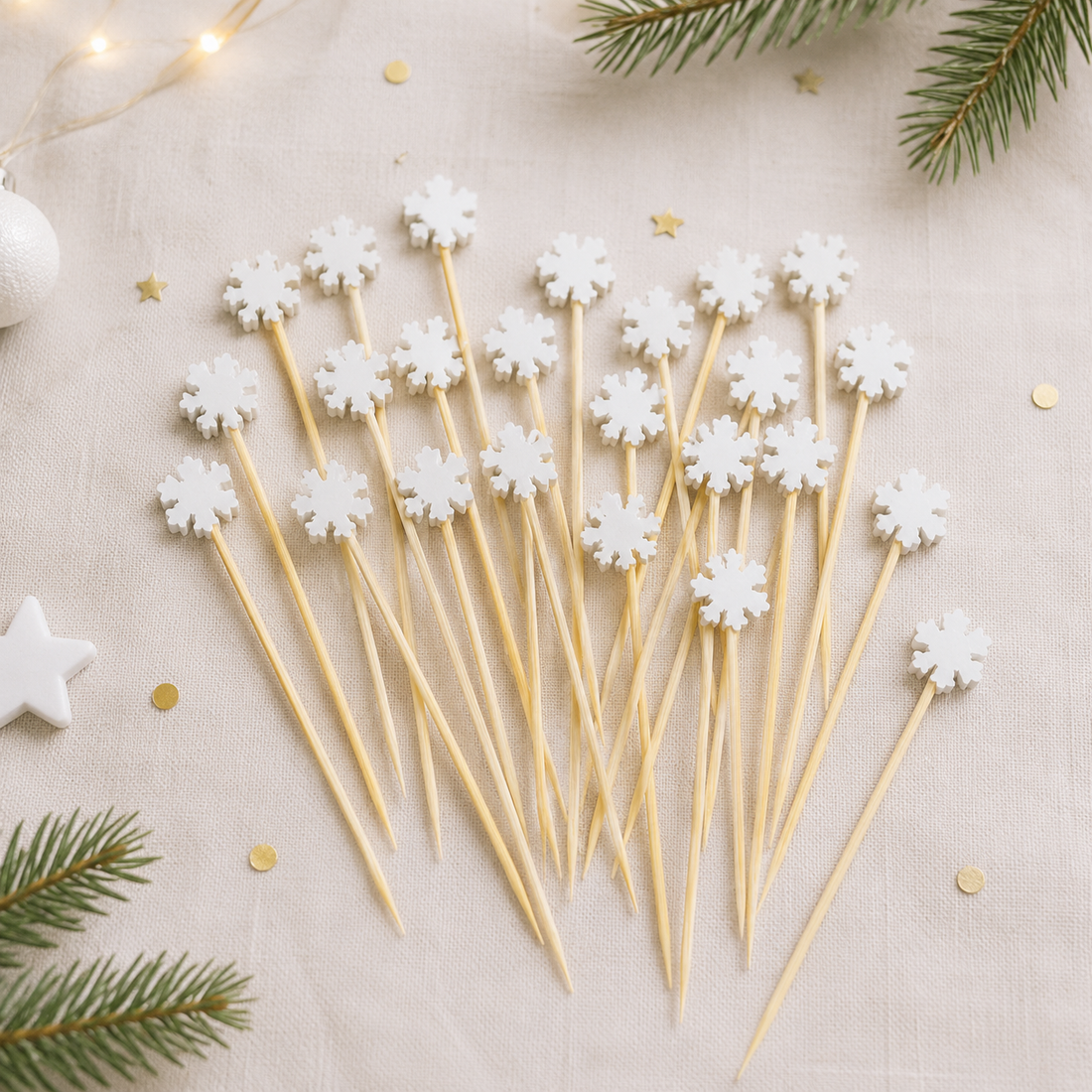 Pics Alimentaires Flocon de Neige Neutre