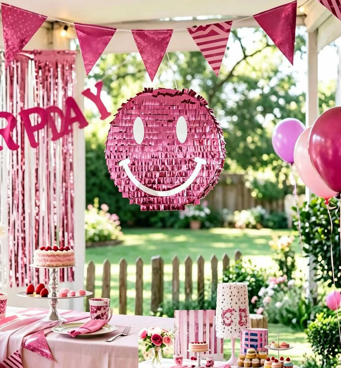 Pinata Smiley Rose Festive