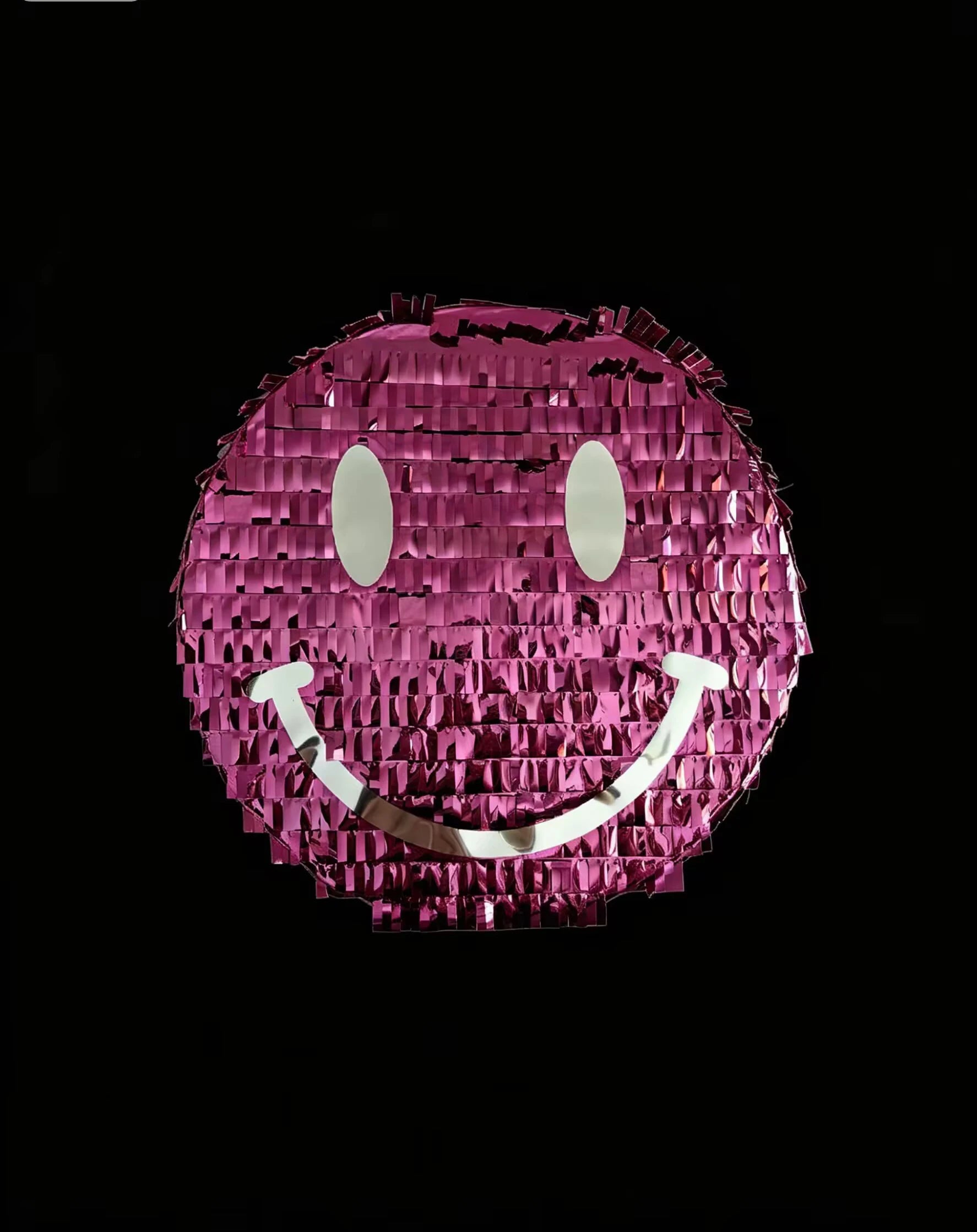 Pinata Smiley Rose Minimaliste