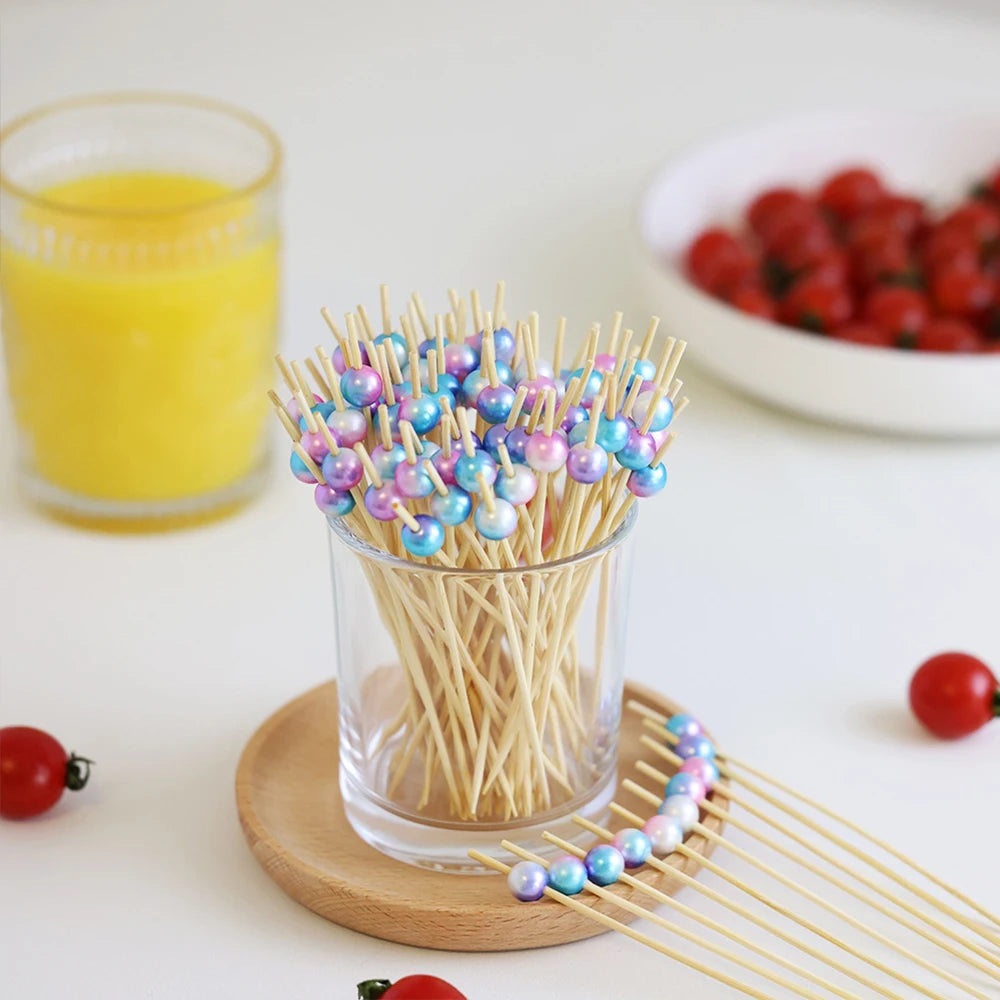Pique Cocktail Perle Arc- en -Ciel