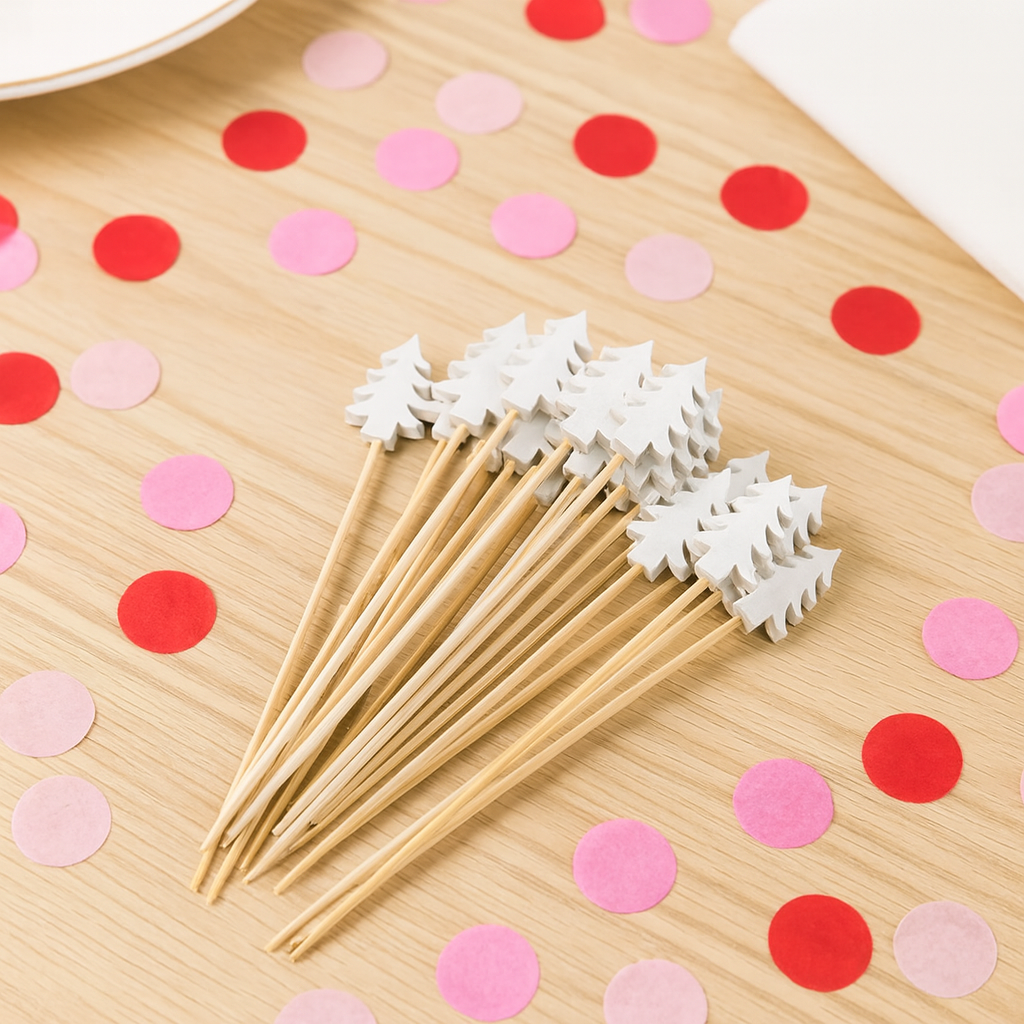 Pique Cocktail Sapin Blanc