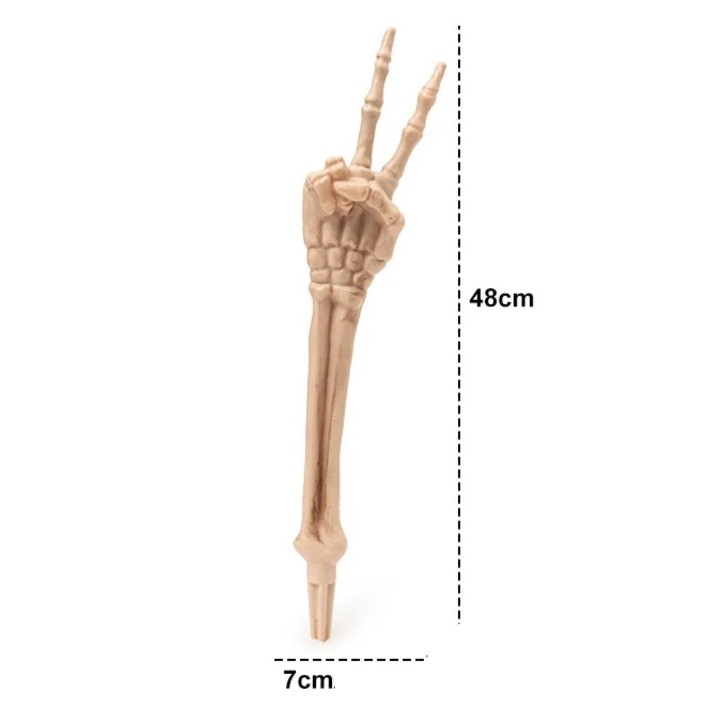 Piquet de Main Squelette Décoratif Audacieux