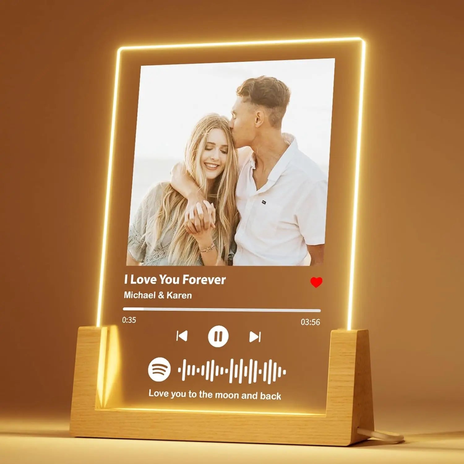 Plaque Musicale LED personnalisable