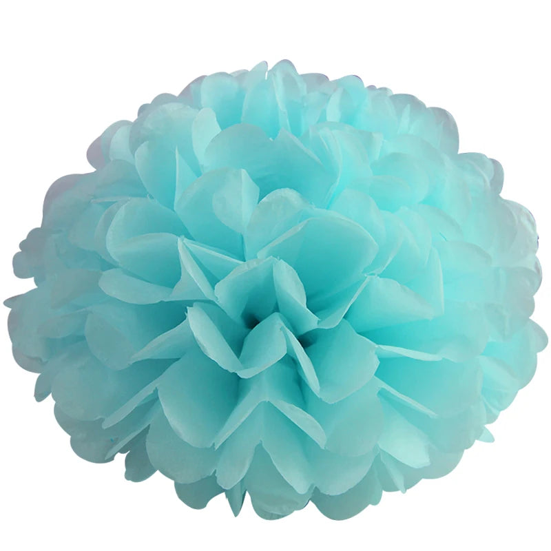 Pompon Déco Bleu Ciel Design