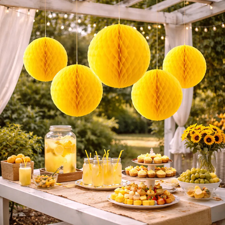 Pompon Nid d’Abeille Jaune