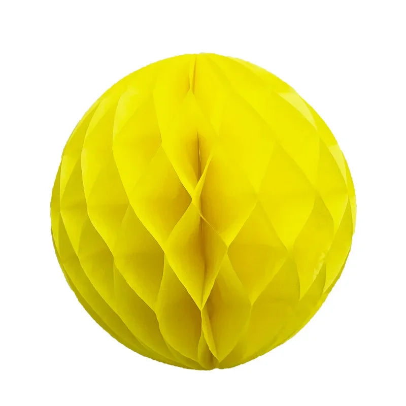 Pompon Nid d’Abeille Jaune Design