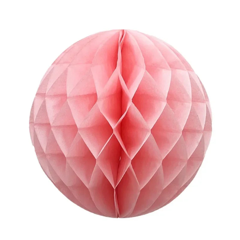 Pompon Nid d’abeille Rose romantique