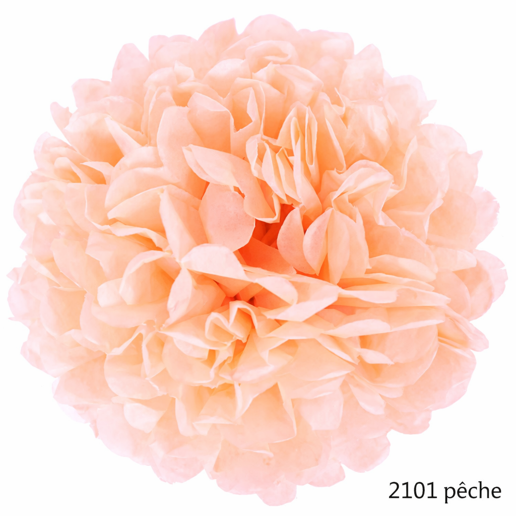 Pompon Papier de Soie Nude Couleur