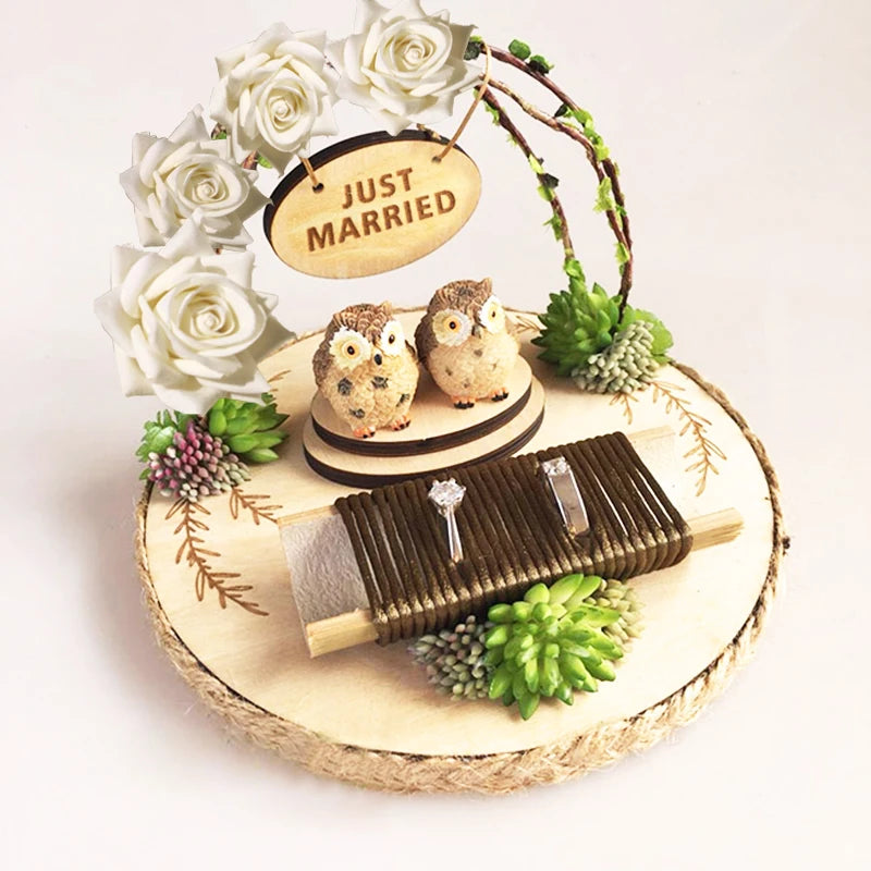 Porte Alliance Mariage Bohème Stylé