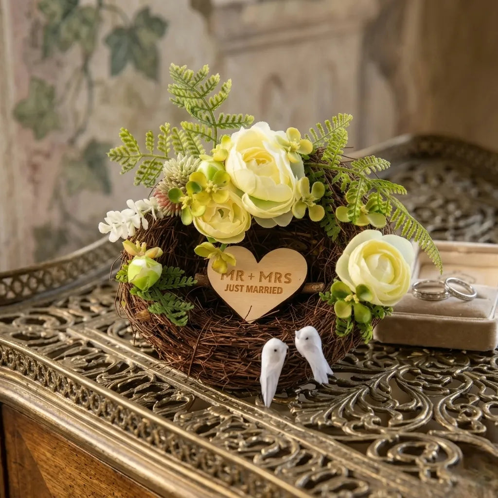 Porte Alliance Mariage Nature Chic