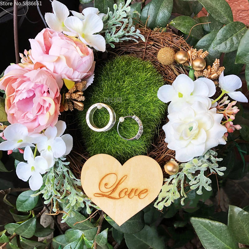 Porte Alliance Mariage Originale Design Stylé