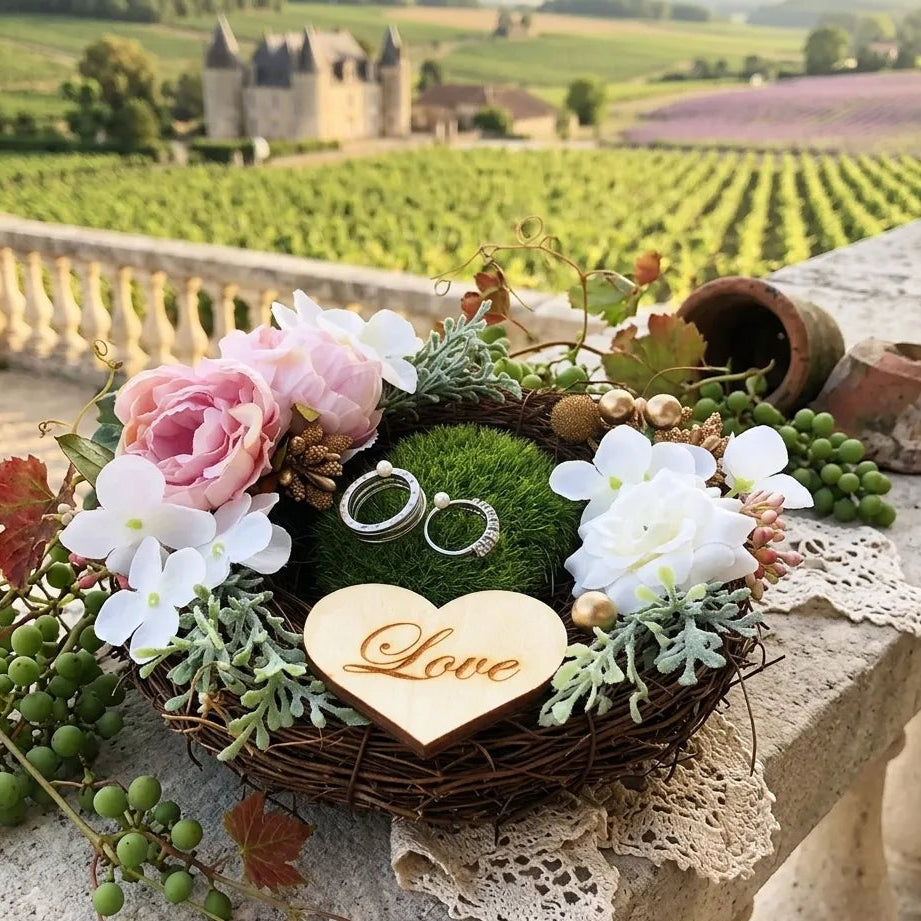 Porte Alliance Mariage Originale Design Unique