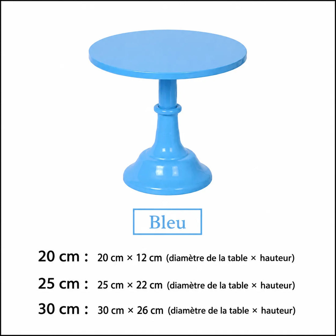 Présentoir à Gâteau Bleu Ciel Présentable