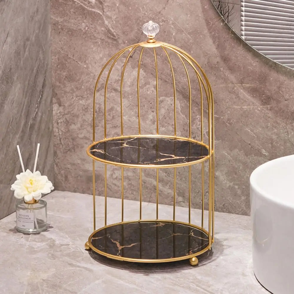 Présentoir à Gâteau Cage d’Oiseau Original Elégant