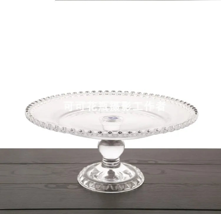 Présentoir à Gâteau En Verre charmant
