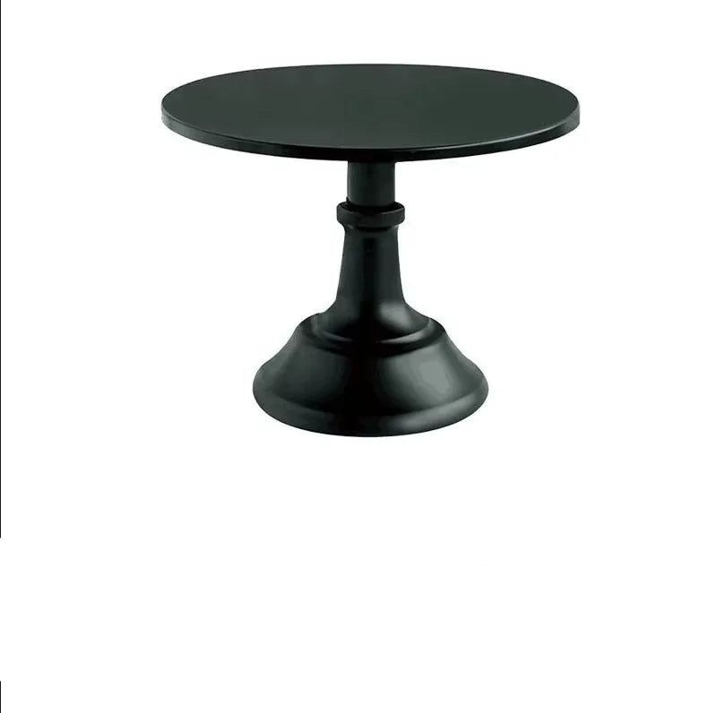 Présentoir à Gâteau Noir Minimaliste Design