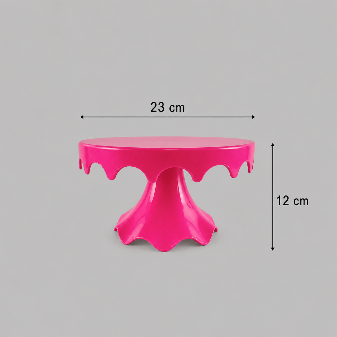 Présentoir à Gâteau Rose Dimensions