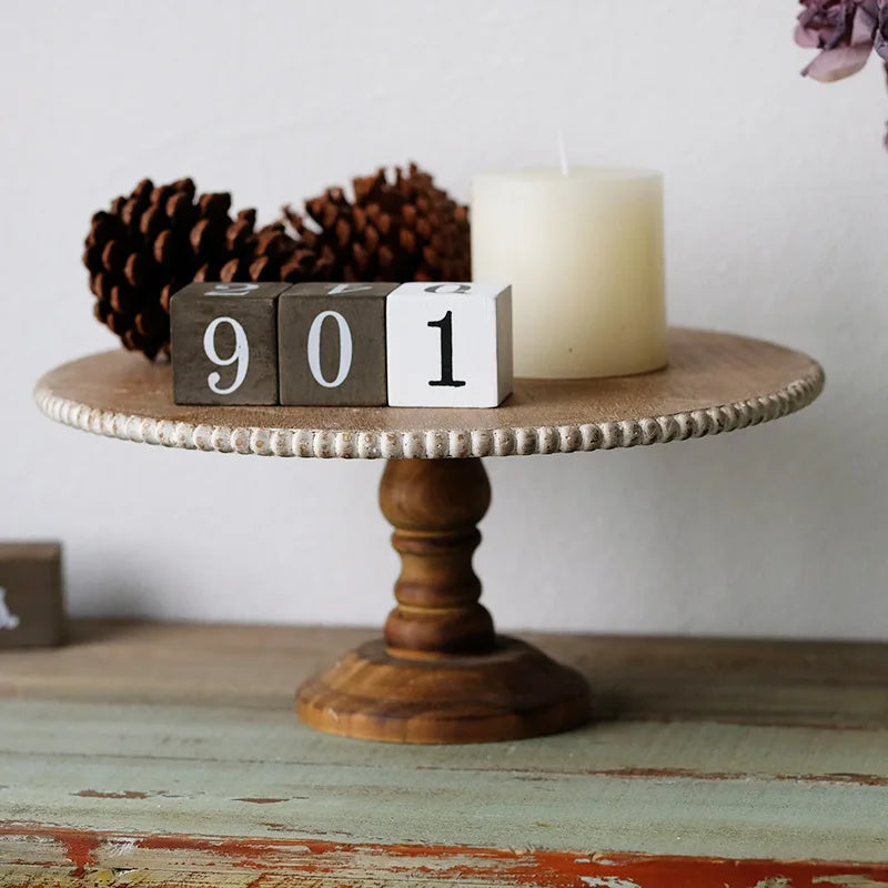 Présentoir Gâteau Vintage Minimaliste