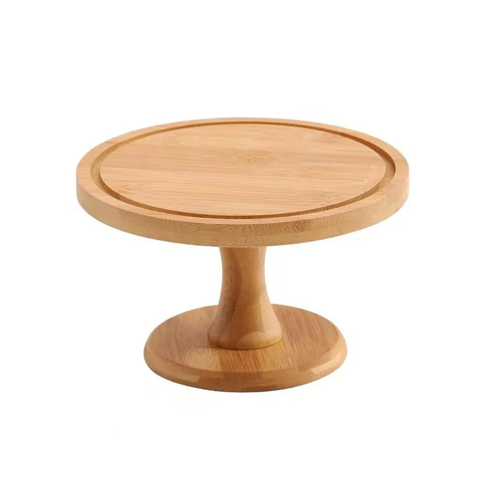 Présentoir à Gâteau en Bois Epuré Original