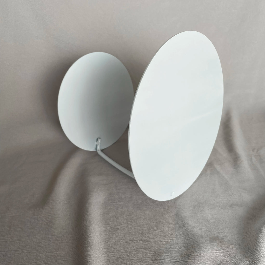 Présentoir à Gâteaux 2 Niveaux Blanc Moderne