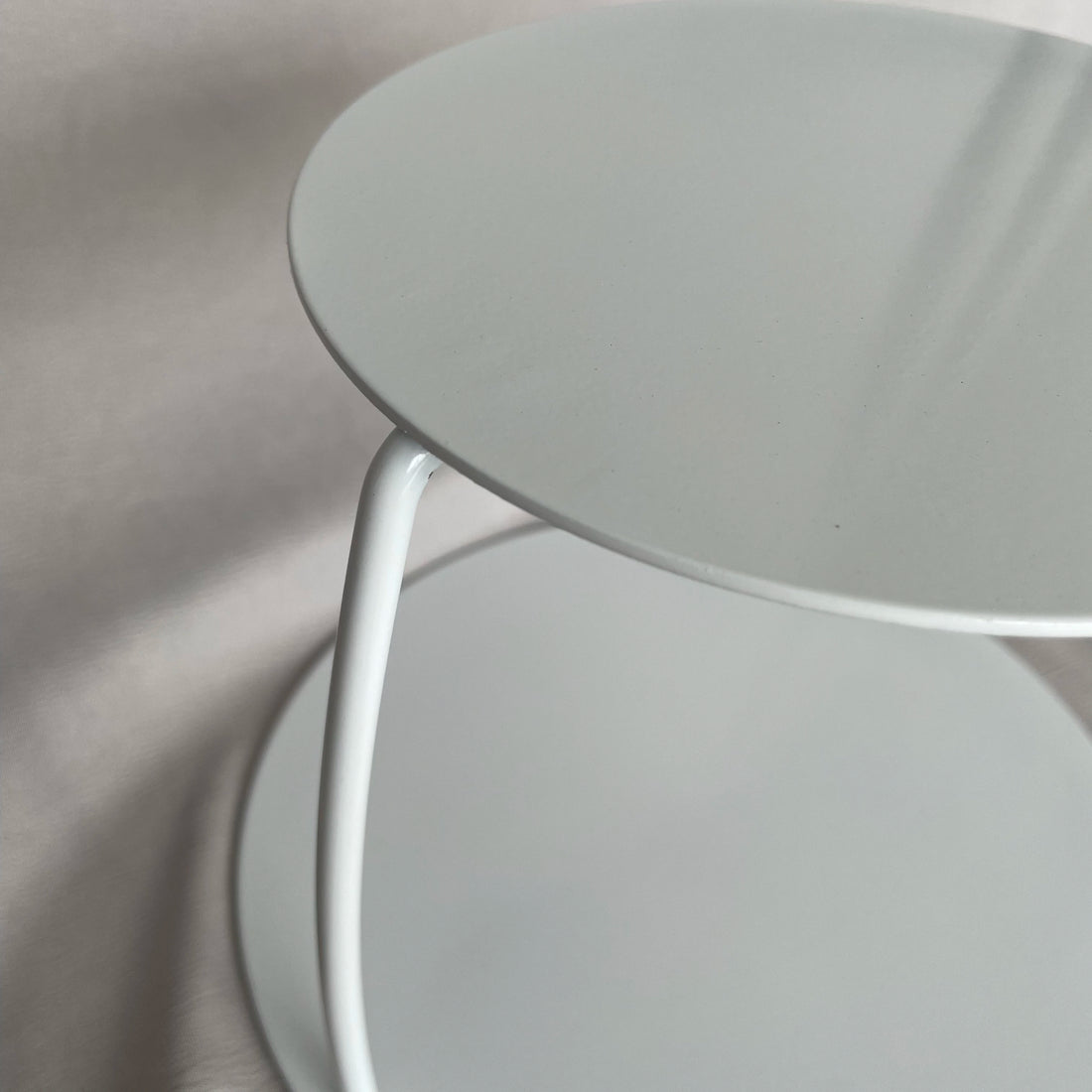 Présentoir à Gâteaux Rond Blanc Elégant