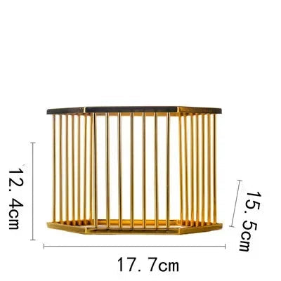 Présentoir de Gâteau Créatif Doré Taille S