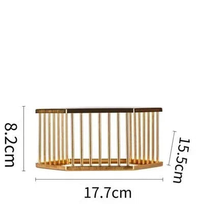 Présentoir de Gâteau Créatif Doré Taille XS