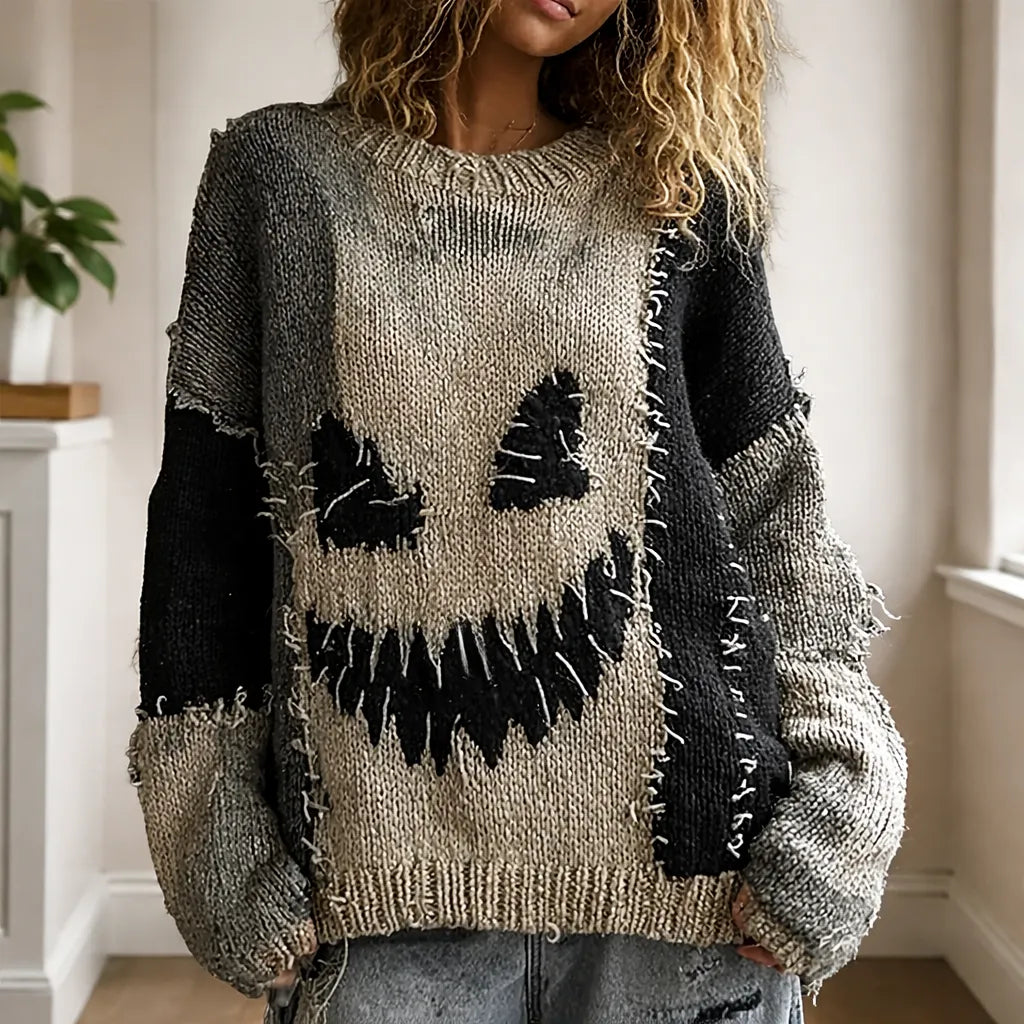 Pull Halloween Oversize Patchwork
