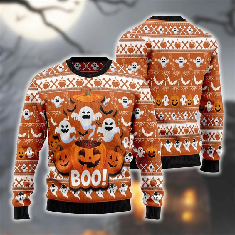 Pull Motif Halloween Original