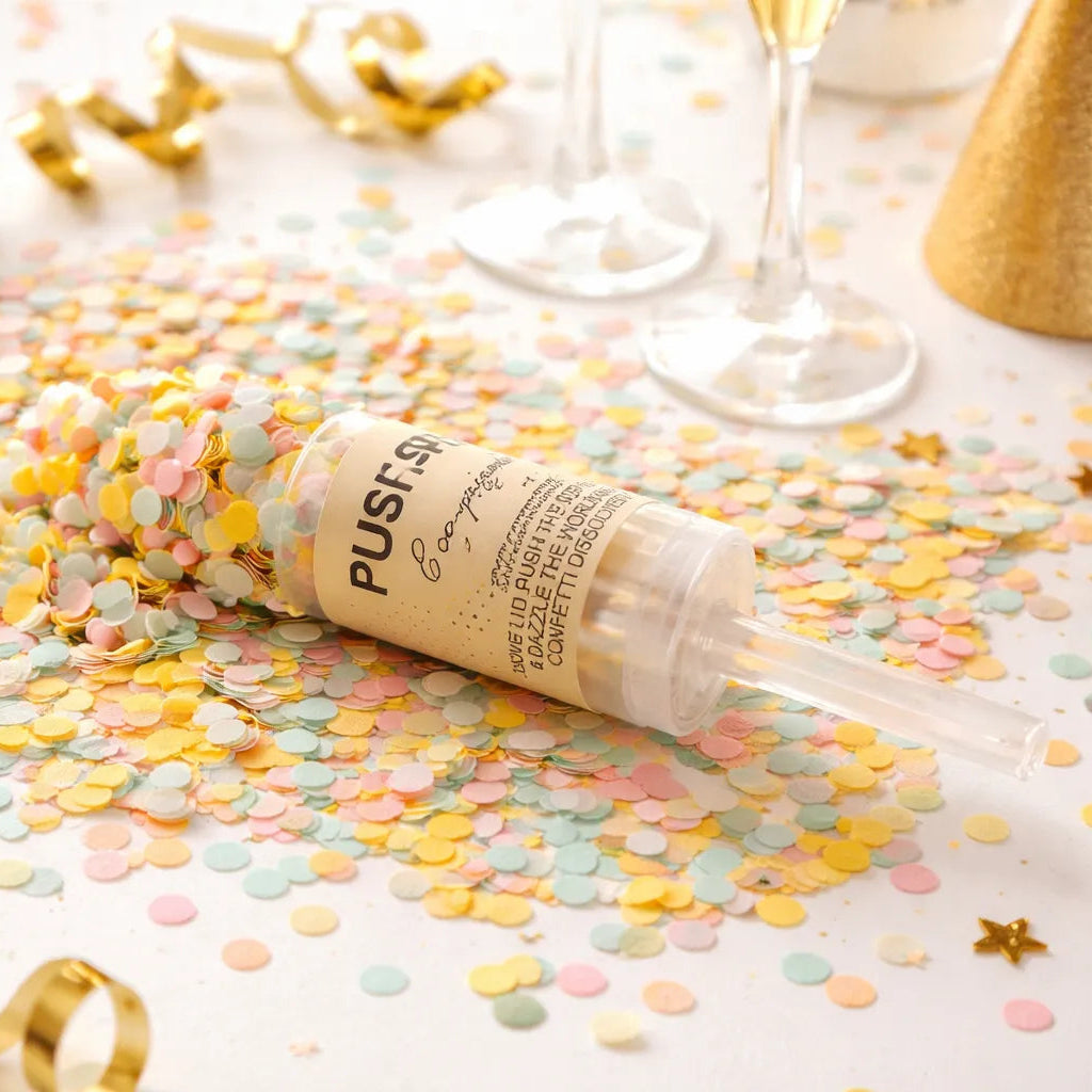 Push Up Confettis Multicolores Chic