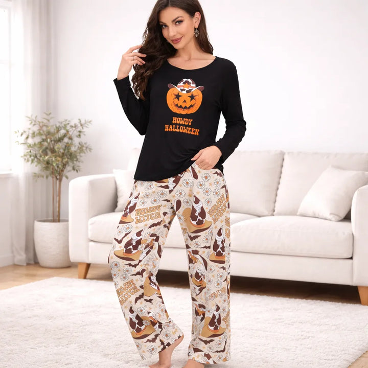 Pyjama Halloween 2 Pièces Femme