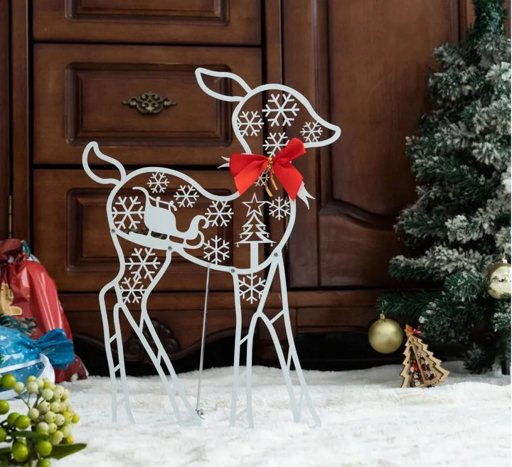 Rennes Lumineux en Métal à Noeud