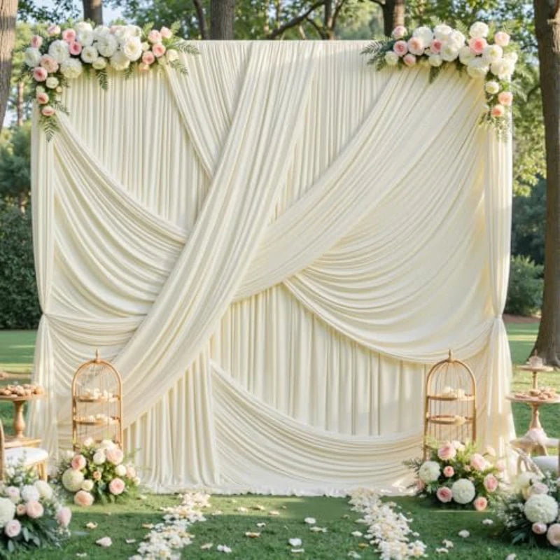 Rideau Ivoire Mariage Durable