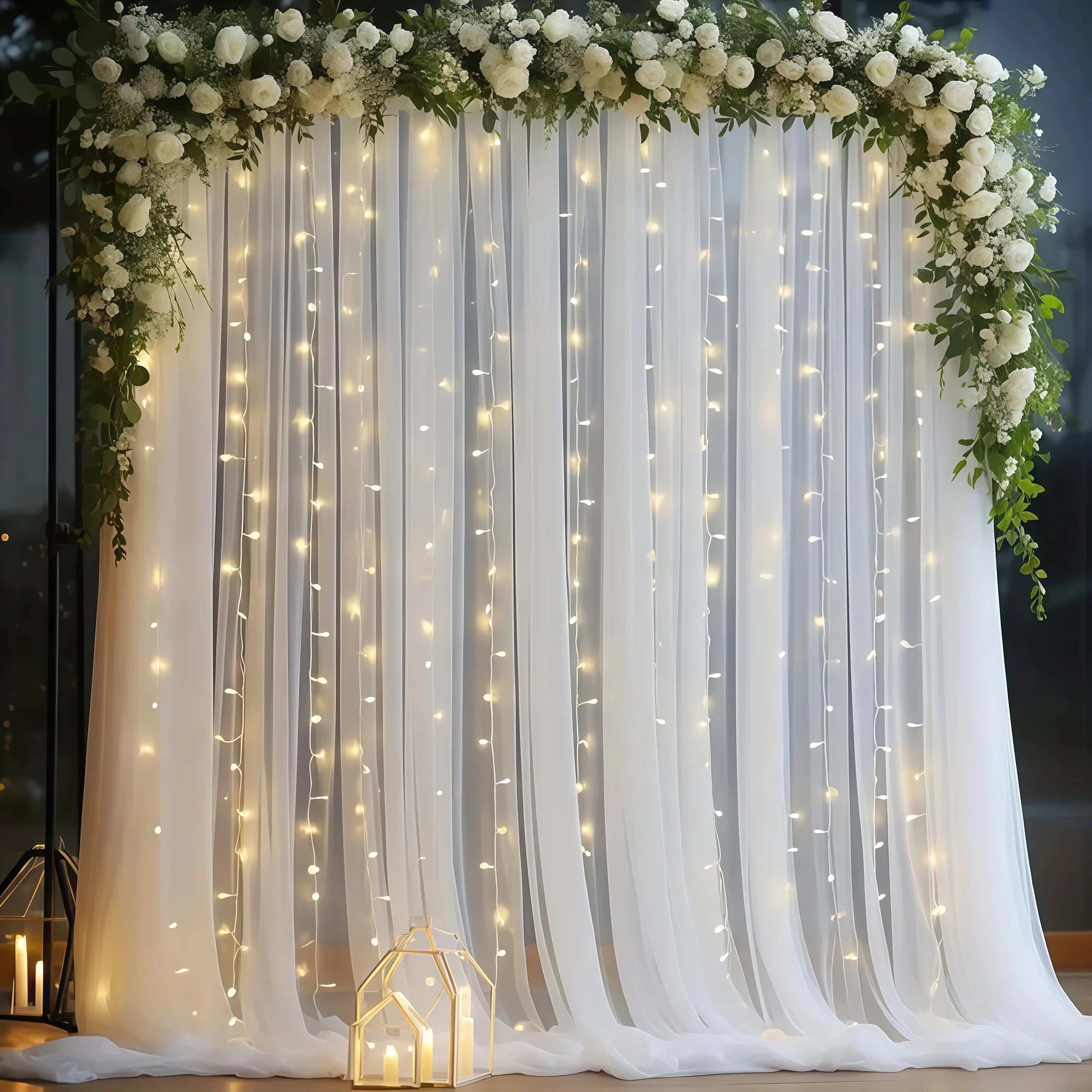 Rideau Mariage Lumineux