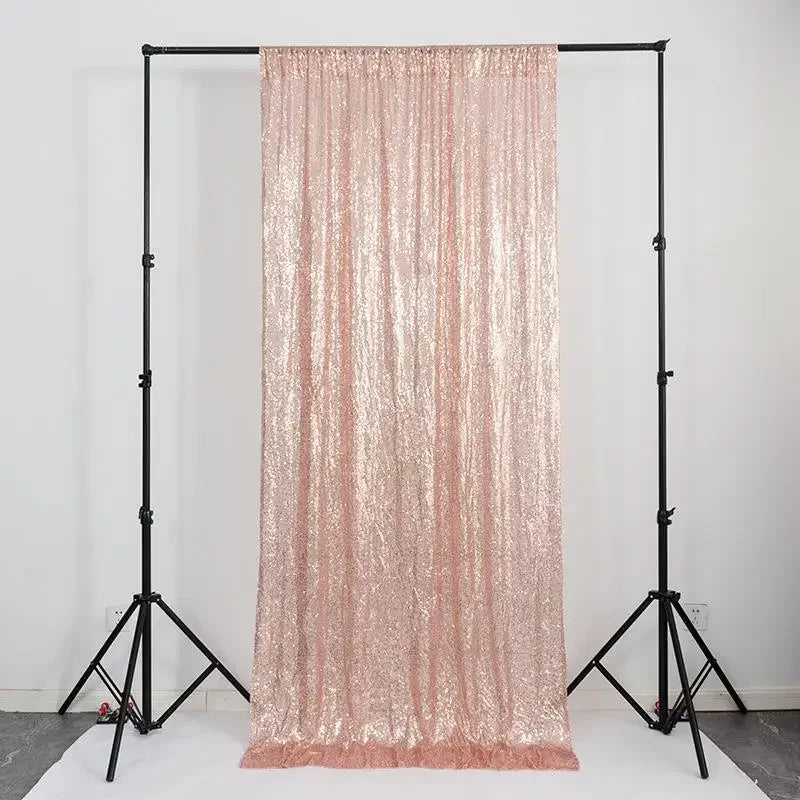 Rideau Mariage Rose Gold Pailleté Unique