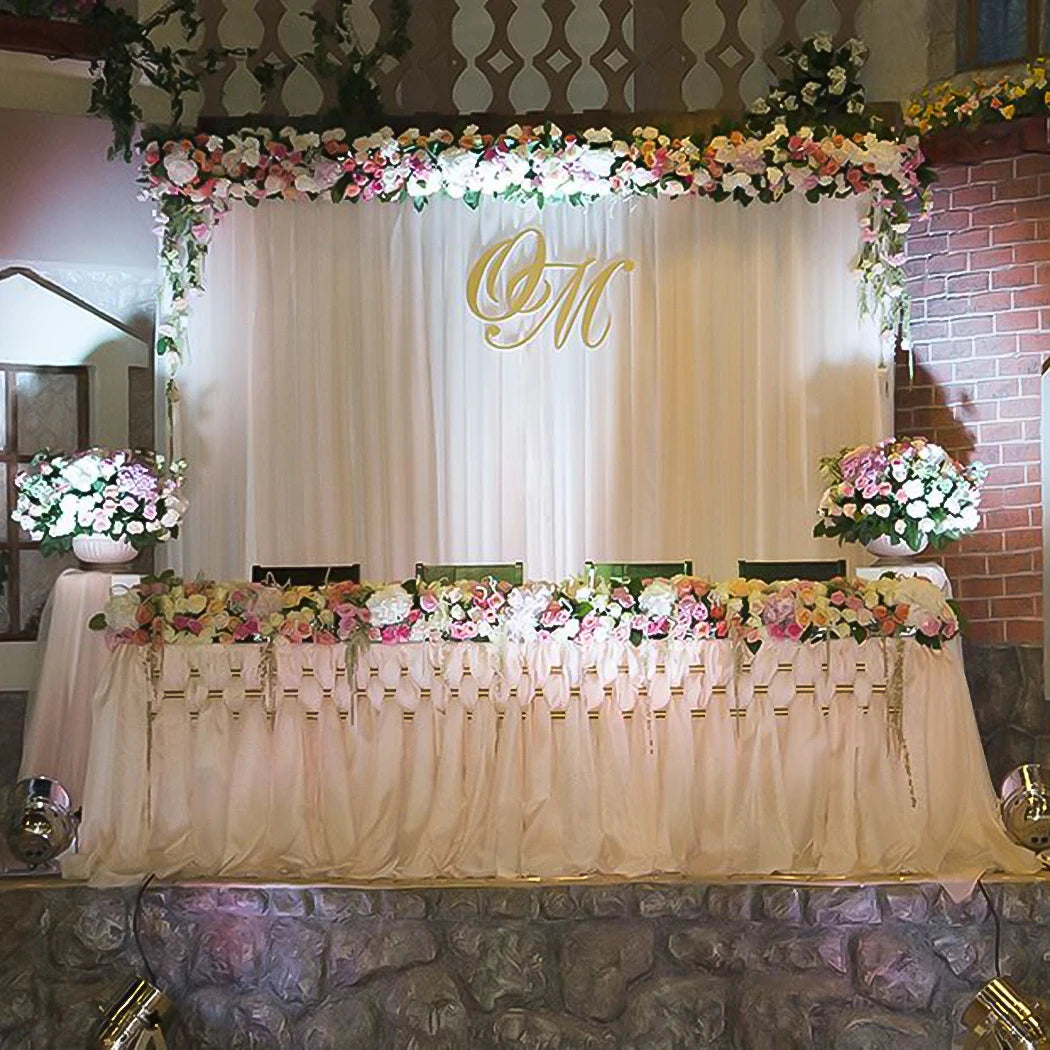 Rideau Mariage en Soie Chic